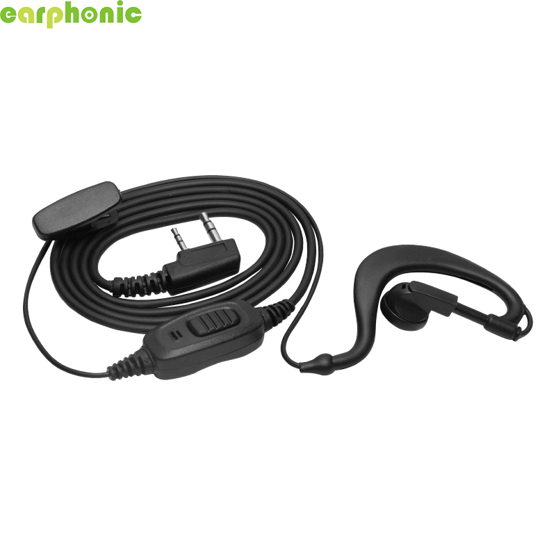 Fone de ouvido earphonic k plug walkie talkie fone de ouvido de qualidade de som claro para intercomunicador de guarda de segurança-[er03dp02sb1_k]