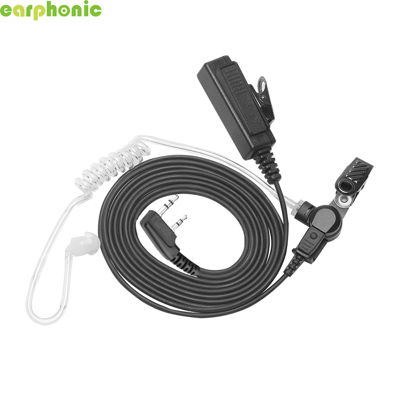 Fone de ouvido earfone de ouvido de tubo acústico de ar para walkie talkie para fone de ouvido de vigilância de segurança-[er02dp11sb6_k]