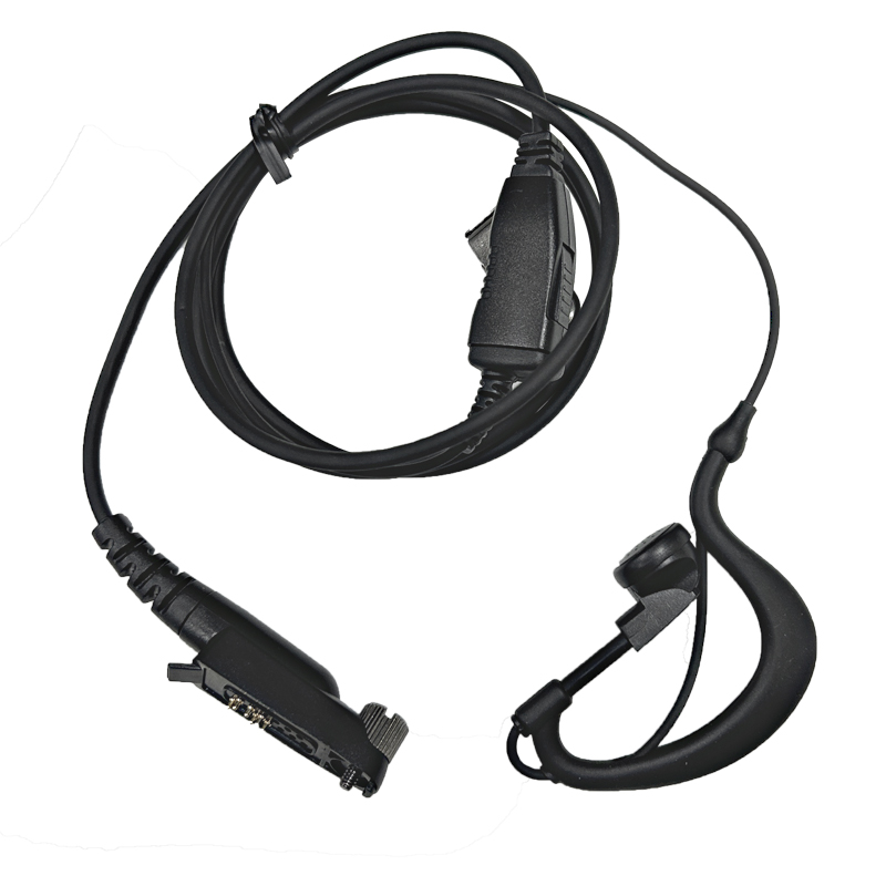 【Earpiece】EARPHÔNICO Walkie Talkie Fone de Ouvido com Microfone Fone de Ouvido Portátil para Intercomunicador de Segurança-[ER03DP07SB1_GP]